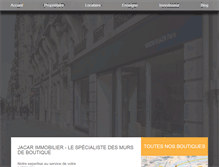 Tablet Screenshot of jacar-immobilier.fr